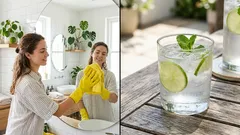 Fenster- und Spiegelreinigung in den 1940er Jahren ohne Chemikalien: ein einfacher Trick für strahlenden Glanz