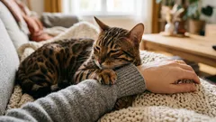 Warum Katzen an Menschen und Decken kneten: Was das wirklich bedeutet