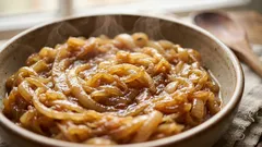 Karamellisierte Zwiebeln in der Mikrowelle: Nie wieder am Herd stehen oder Pfannen schrubben