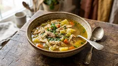 Diese Hühnersuppe ist immer schnell weg – und das alles dank eines kleinen Details